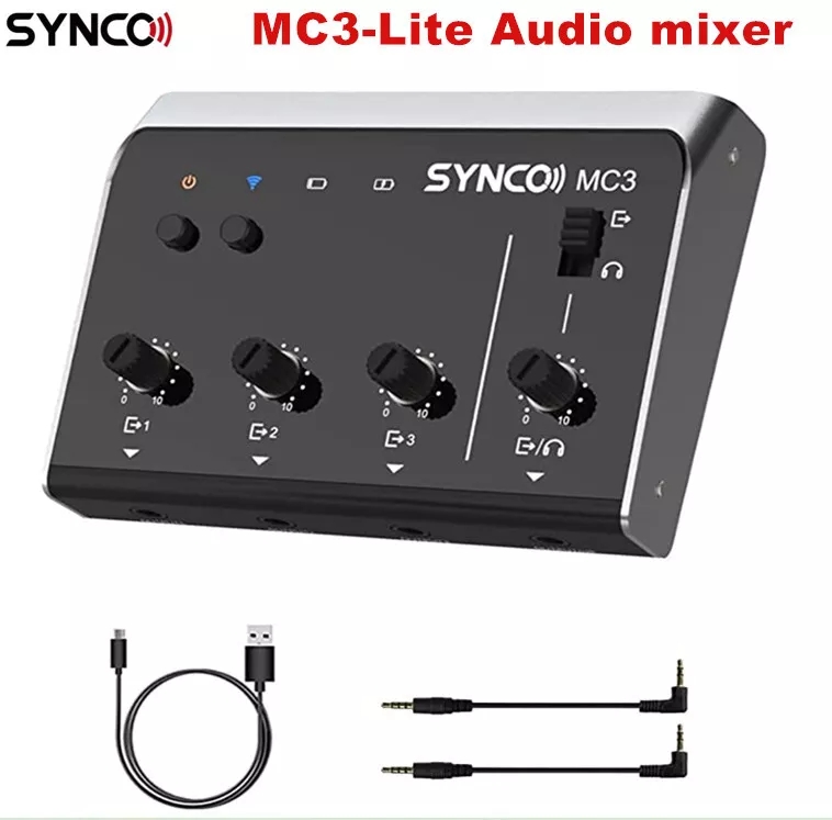Photography Videos Free - Synco MC3 Lite аудиомикшер 4-канальный ультракомпактный